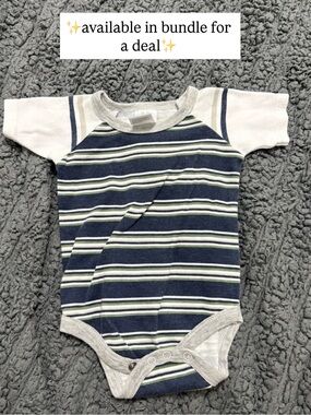 BABY ELEMENTS | Vintage Look Striped One-Piece Bodysuit